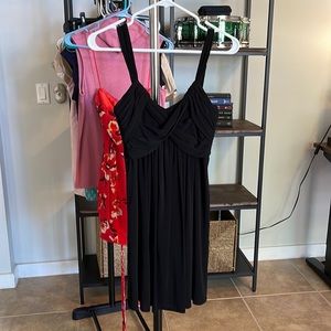 BCBG stretchy black dress